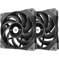Thermaltake TOUGHFAN 12 Case per computer Ventilatore 12 cm Nero 2 pz, Ventola