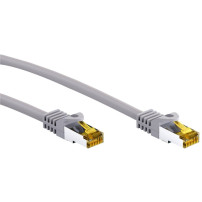 goobay 91585 cavo di rete Grigio 1 m Cat7 S/FTP (S-STP)