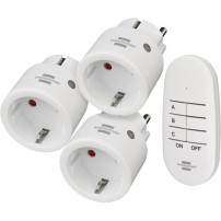 Brennenstuhl Comfort-Line Mini Radio Switching Set 3+1 , Presa commutata