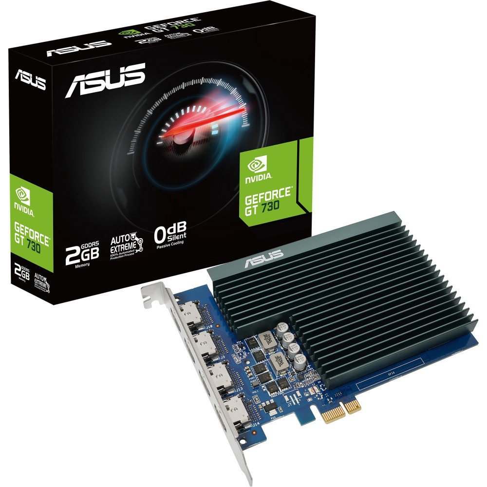 ASUS GT730-4H-SL-2GD5 NVIDIA GeForce GT 730 2 GB GDDR5, Scheda grafica