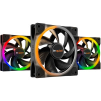 be quiet! Light Wings | 120mm PWM Triple Pack Case per computer Ventilatore 12 cm Nero 3 pz, Ventola