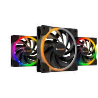 be quiet! Light Wings | 120mm PWM Triple Pack high-speed Case per computer Ventilatore 12 cm Nero 3 pz, Ventola