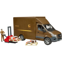 bruder MB Sprinter UPS con autista e accessori, Veicolo modello