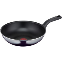 Tefal Resist D52619 Wok/padella per cottura al salto Rotondo