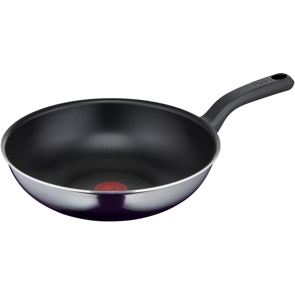 Tefal Resist D52619 Wok/padella per cottura al salto Rotondo
