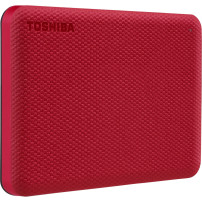 Toshiba Canvio Advance disco rigido esterno 1000 GB Rosso, Hard-disk