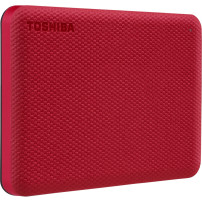 Toshiba Canvio Advance disco rigido esterno 2000 GB Rosso, Hard-disk