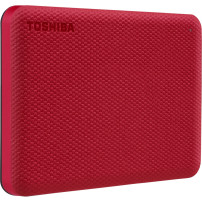 Toshiba Canvio Advance disco rigido esterno 4000 GB Rosso, Hard-disk