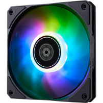 SilverStone Air Slimmer 120 Case per computer, Processore Raffreddatore d'aria 12 cm Nero, Trasparente 1 pz, Ventola