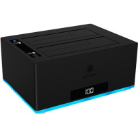 ICY BOX IB-127CL-U3 USB 3.2 Gen 1 (3.1 Gen 1) Type-B Nero, Docking station