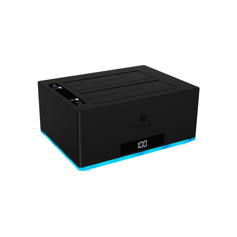 ICY BOX IB-127CL-U3 USB 3.2 Gen 1 (3.1 Gen 1) Type-B Nero, Docking station