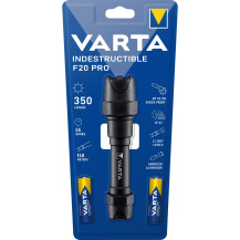 VARTA Indestructible F20 Pro with 2AA Batt., Torcia elettrica