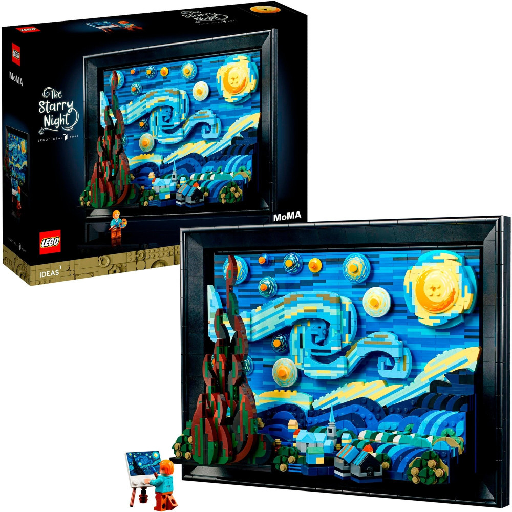 LEGO Ideas Vincent van Gogh - Notte stellata, Giochi di costruzione