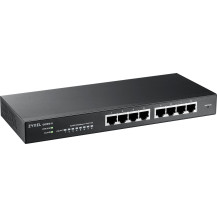 Zyxel GS1915-8 Gestito L2 Gigabit Ethernet (10/100/1000) Nero, Interruttore