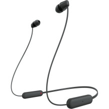Sony WI-C100 Auricolare Wireless In-ear Musica e Chiamate Bluetooth Nero, Cuffie