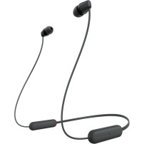 Sony WI-C100 Auricolare Wireless In-ear Musica e Chiamate Bluetooth Nero, Cuffie