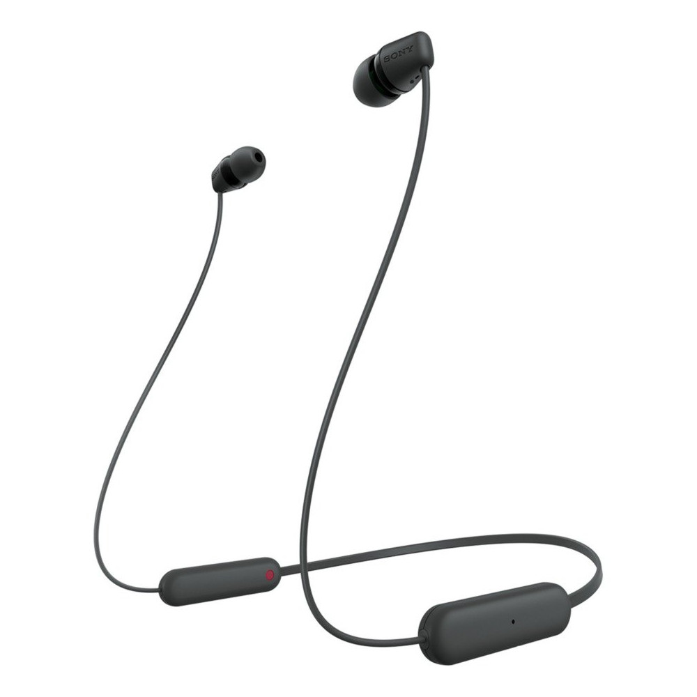 Sony WI-C100 Auricolare Wireless In-ear Musica e Chiamate Bluetooth Nero, Cuffie