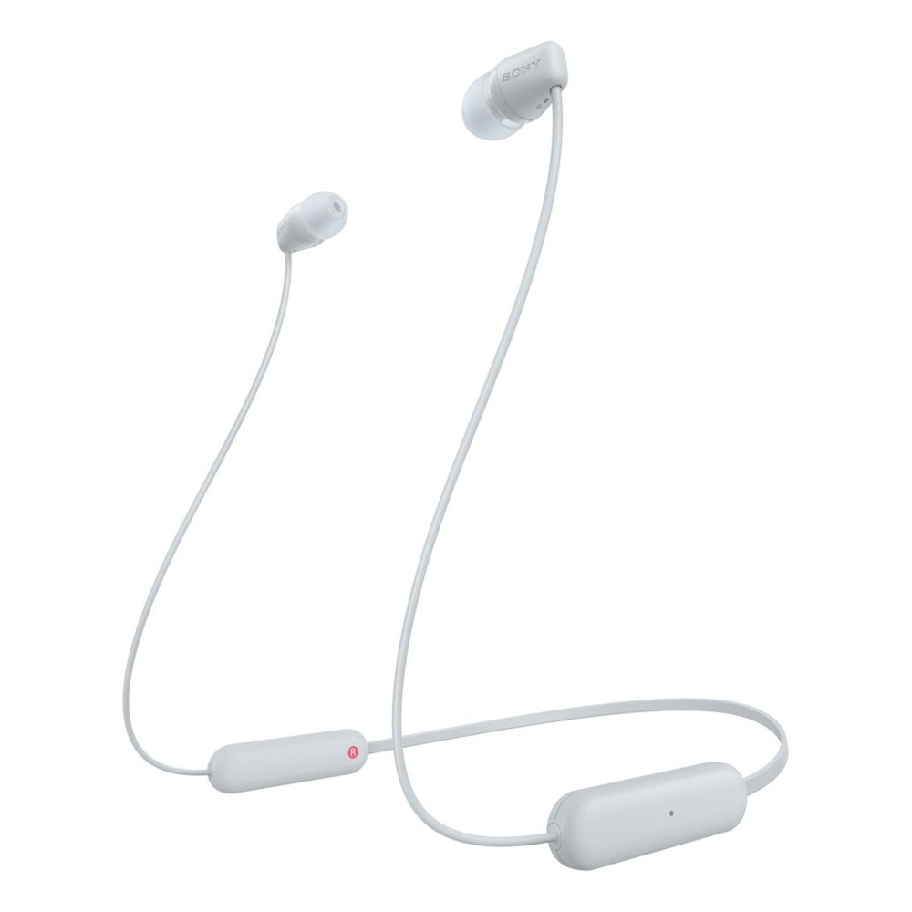 Sony WI-C100 Auricolare Wireless In-ear Musica e Chiamate Bluetooth Bianco, Cuffie