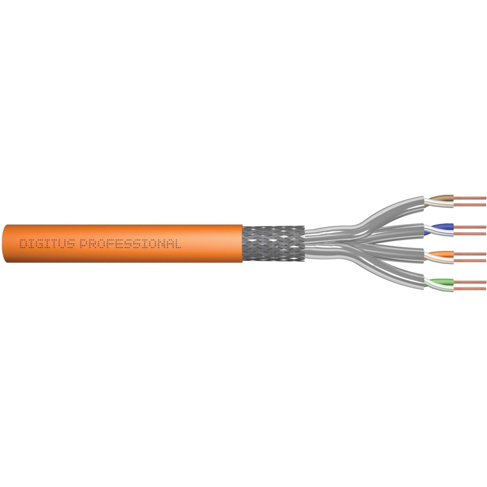 Digitus Cavo di installazione con doppino intrecciato CAT 7 S-FTP, AWG 23/1