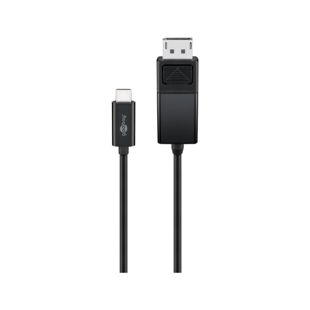 goobay 79295 cavo e adattatore video 1,2 m USB tipo-C DisplayPort Nero