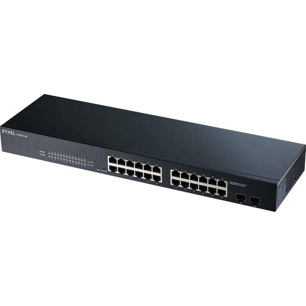 Zyxel GS-1900-24 v2 Gestito L2 Gigabit Ethernet (10/100/1000) 1U Nero, Interruttore
