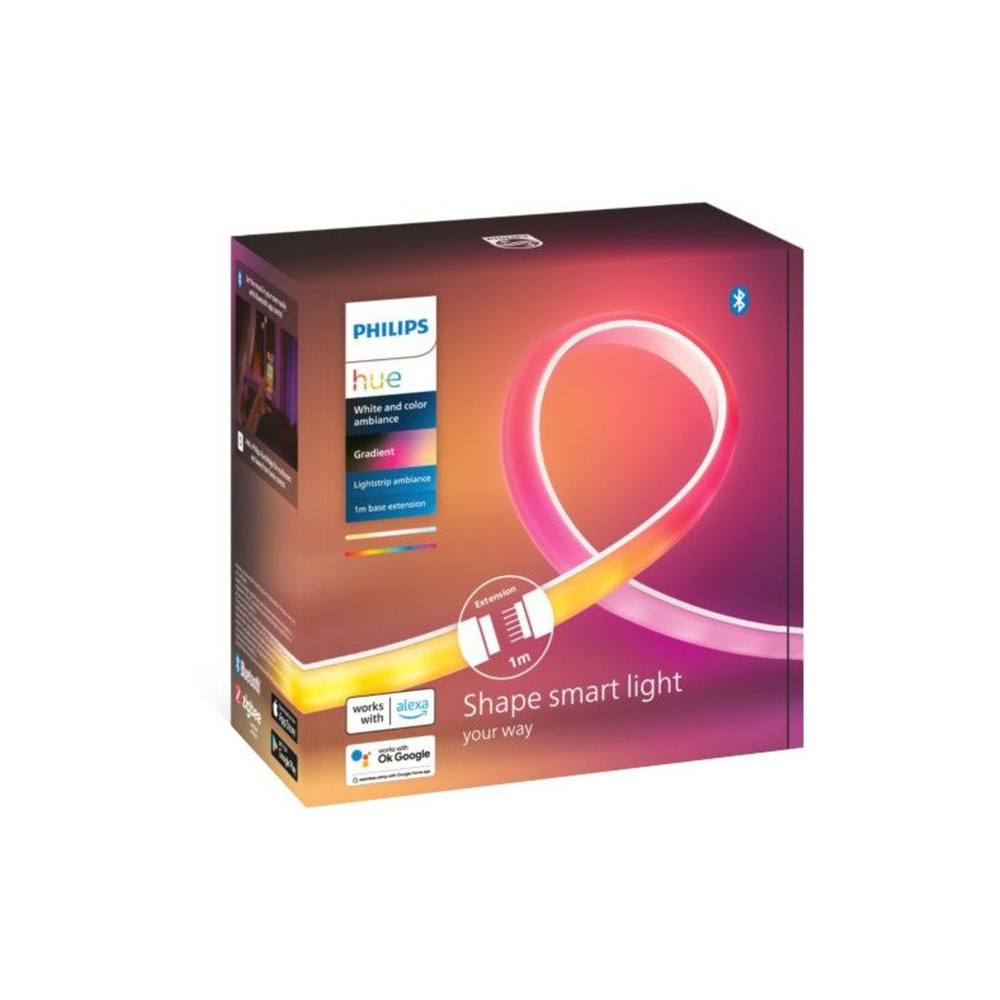 Philips Hue Philips Hue White and Color Ambiance Gradient Lightstrip Gradient Estensione 1 m, Striscia LED