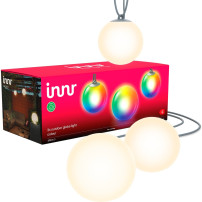 INNR Confezione da 3 luci sferiche intelligenti da esterno colorate, Luce LED