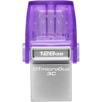 Kingston DataTraveler 128GB microDuo 3C 200MB/s dual USB-A + USB-C, Chiavetta USB