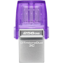 Kingston DataTraveler 256GB microDuo 3C 200MB/s dual USB-A + USB-C, Chiavetta USB