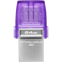 Kingston DataTraveler 64GB microDuo 3C 200MB/s dual USB-A + USB-C, Chiavetta USB