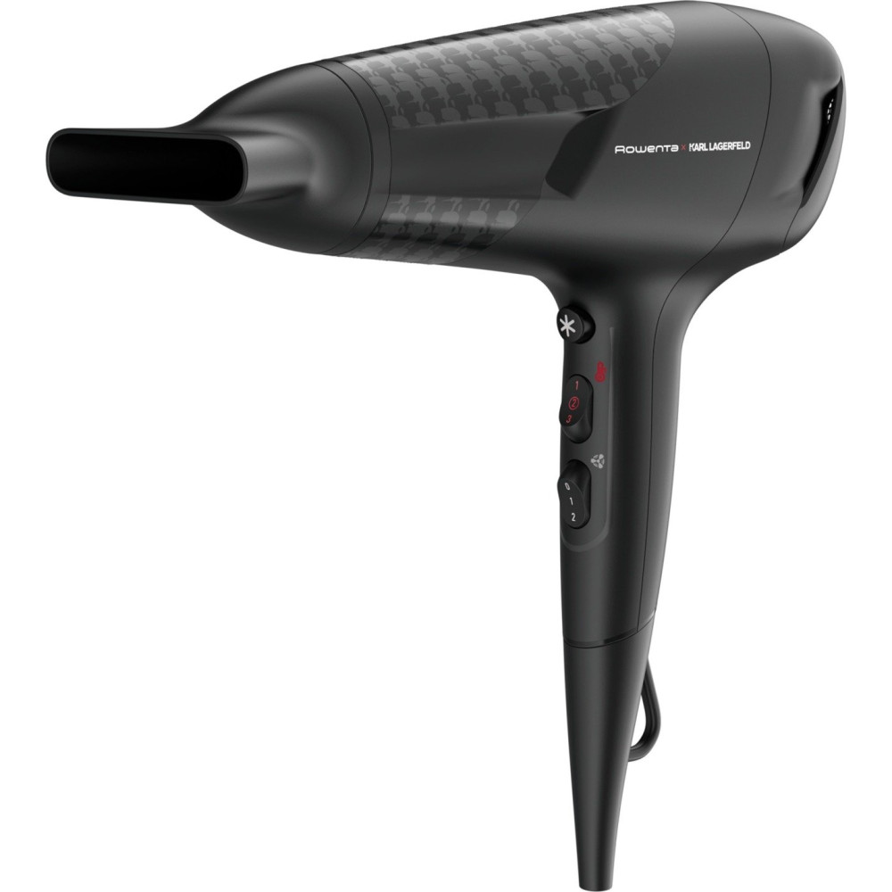 Rowenta X KARL LAGERFELD CV581L asciuga capelli 2300 W Nero, Asciugacapelli