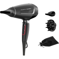 Rowenta K/Pro Stylist CV888L asciuga capelli 2200 W Nero, Cromo, Asciugacapelli