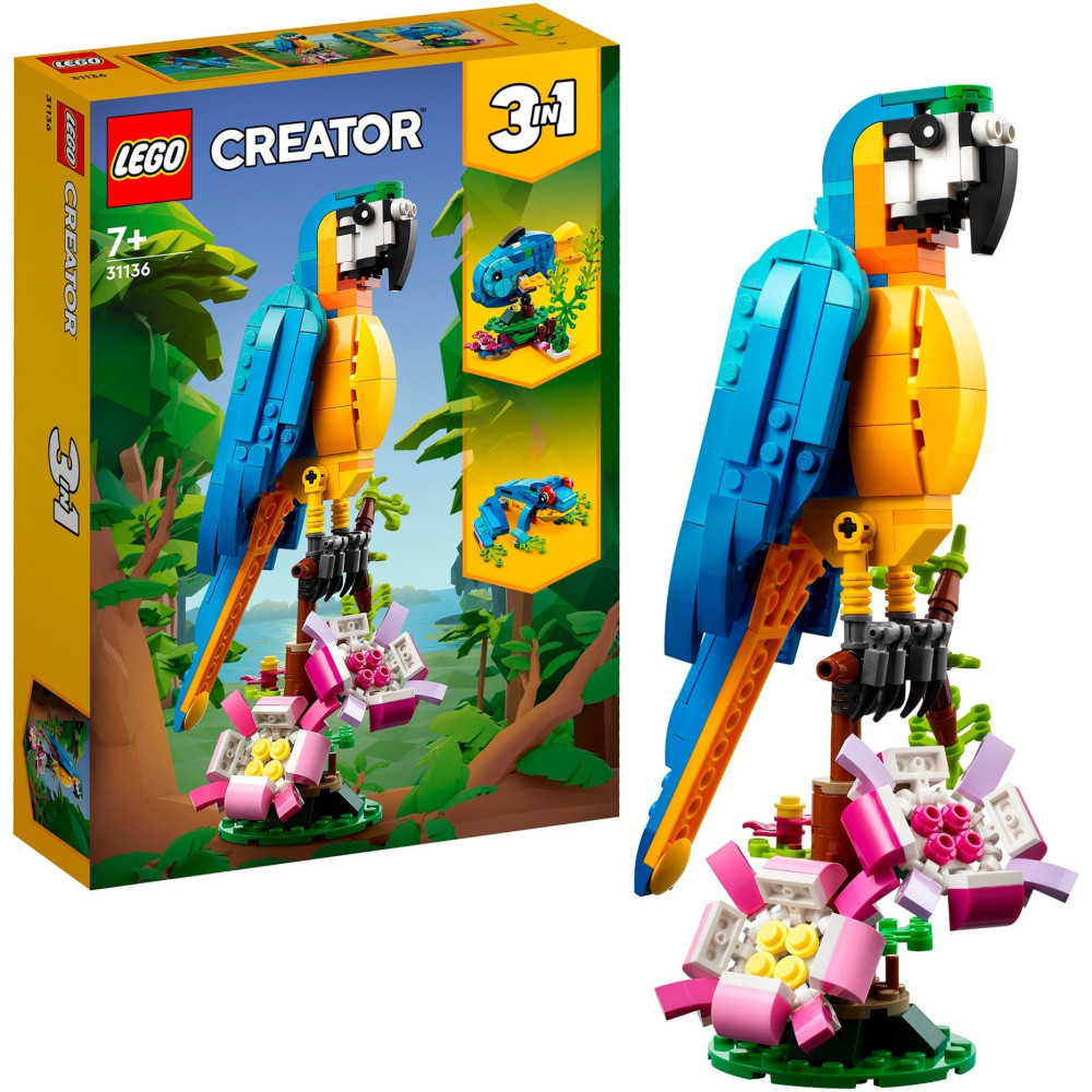 LEGO Creator Pappagallo esotico, Giochi di costruzione