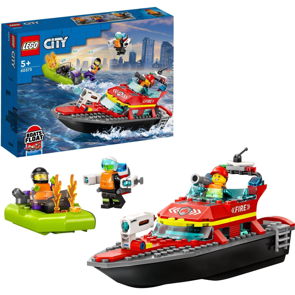 LEGO City Barca di soccorso antincendio, Giochi di costruzione