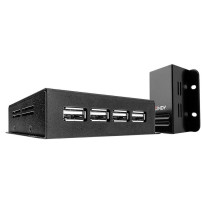 Lindy 42681 moltiplicatore di rete Ricevitore e trasmettitore di rete Nero, Estensione USB