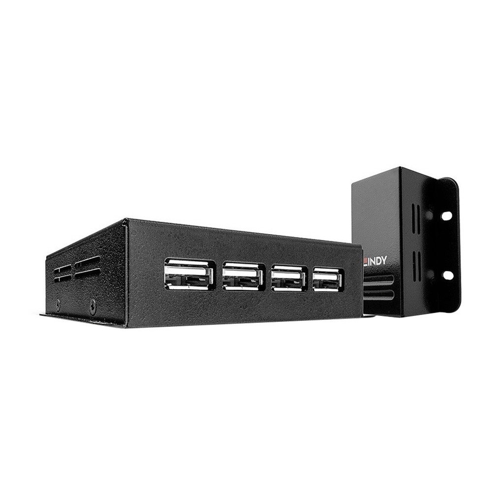 Lindy 42681 moltiplicatore di rete Ricevitore e trasmettitore di rete Nero, Estensione USB