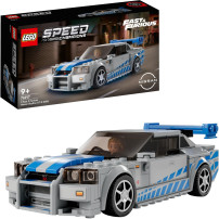 LEGO Speed Champions 2 Fast 2 Furious Nissan Skyline GT-R (R34), Giochi di costruzione