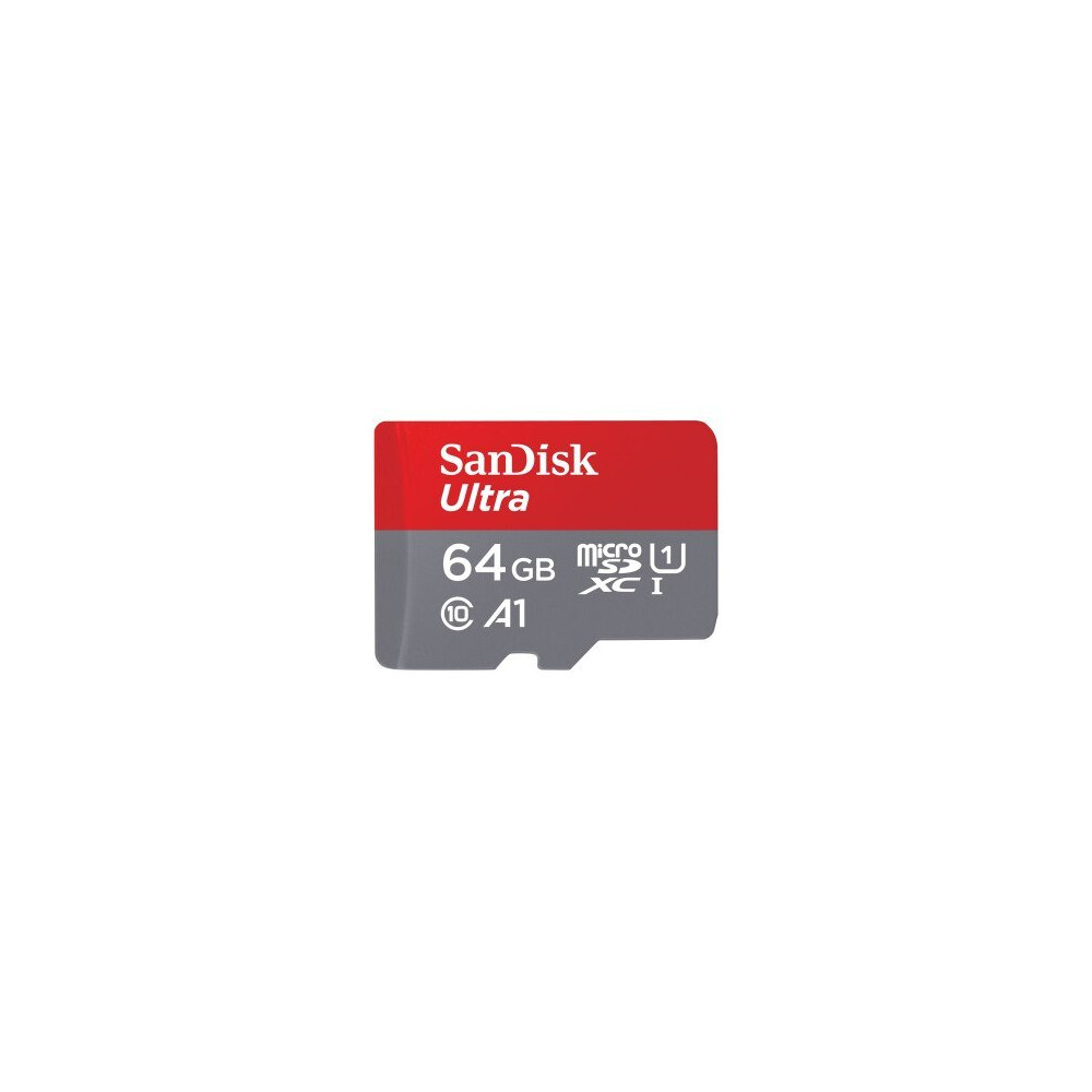 SanDisk 64GB Ultra microSDXC 140MB/s+SD Adapter - Extended Capacity SD (MicroSDHC)
