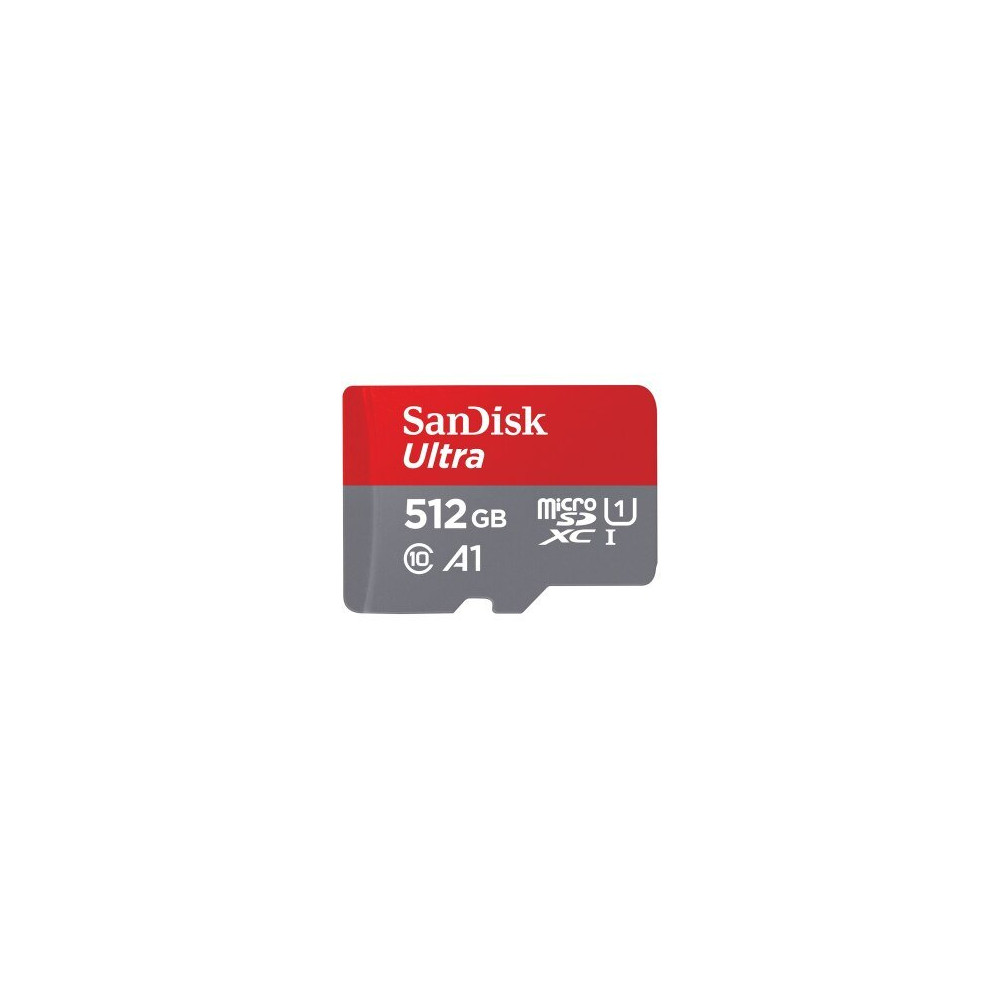SanDisk 512GB Ultra microSDXC 150MB/s+SD Adapter - Extended Capacity SD (MicroSDHC)