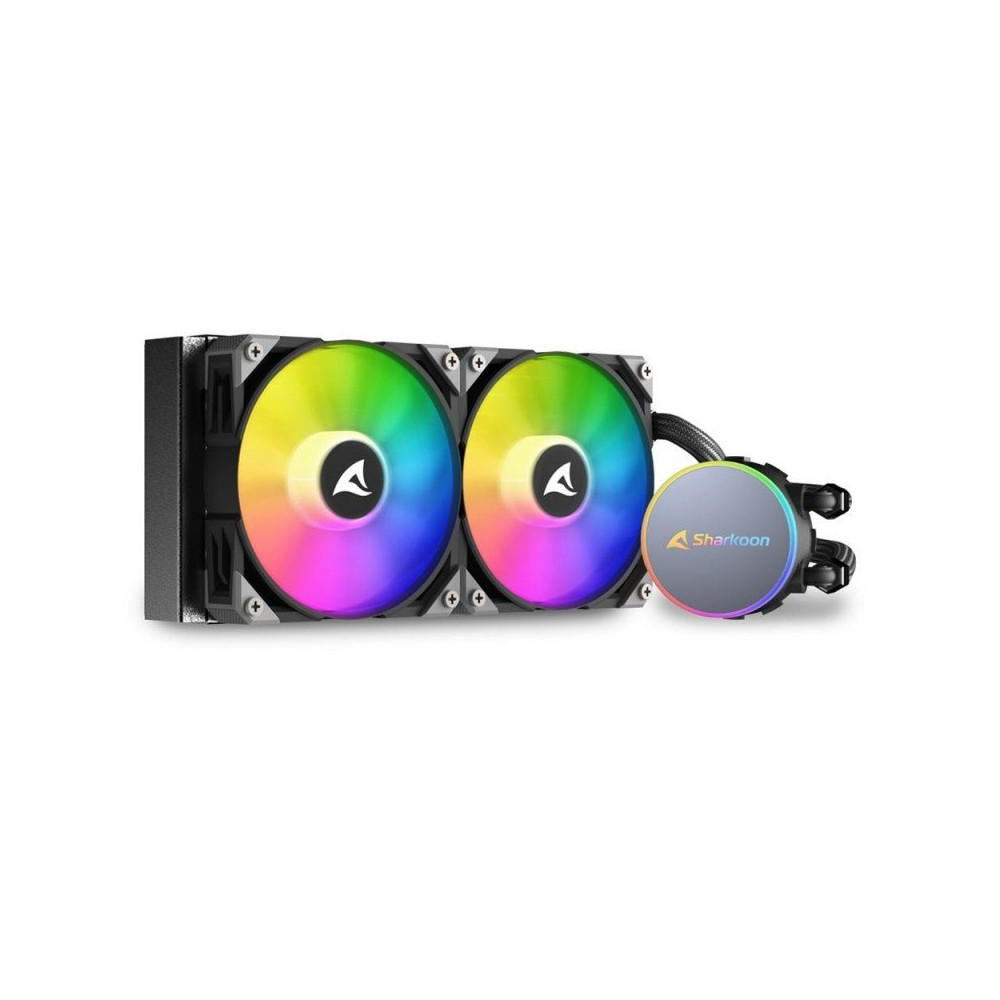 Dissipatore A Liquido Sharkoon S70 RGB AIO 240 mm Nero