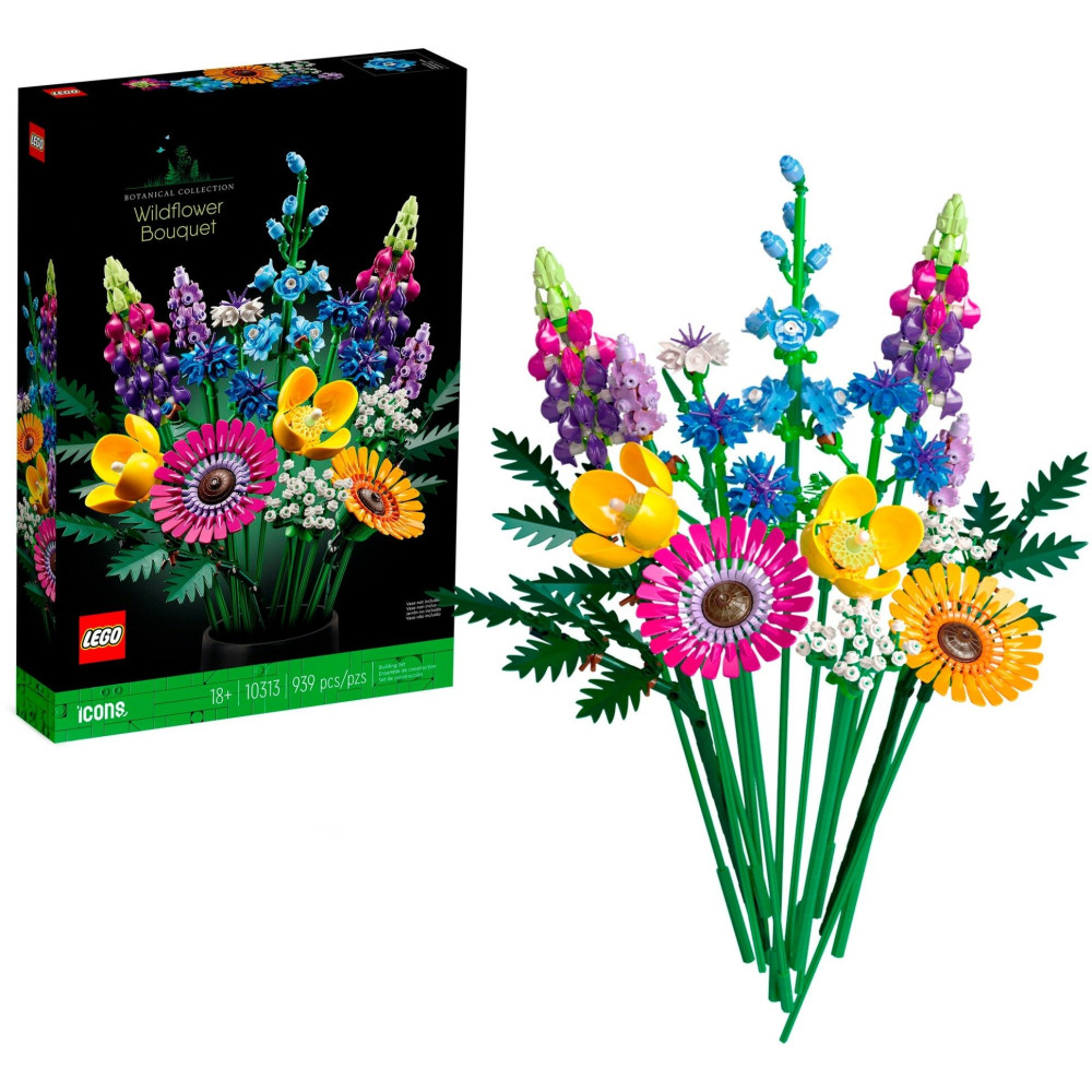 LEGO Botanicals Bouquet fiori selvatici, Giochi di costruzione