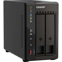 QNAP TS-253E NAS Tower Intel® Celeron® J6412 8 GB 0 TB QNAP QTS Nero