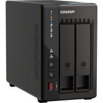 QNAP TS-253E NAS Tower Intel® Celeron® J6412 8 GB 0 TB QNAP QTS Nero