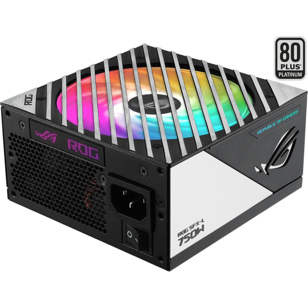 ASUS ROG Loki SFX-L 750W Platinum alimentatore per computer 20+4 pin ATX Nero, Argento, Alimentatore PC