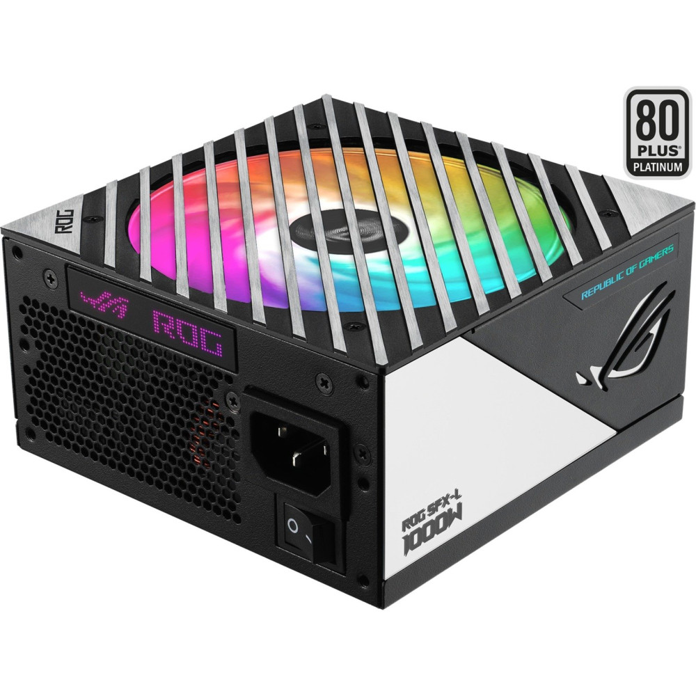 ASUS ROG Loki SFX-L 1000W Platinum alimentatore per computer 24-pin ATX Nero, Argento, Alimentatore PC