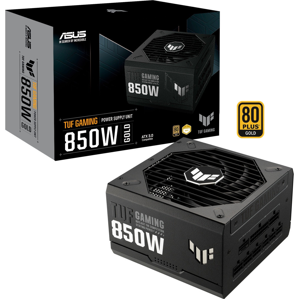 ASUS TUF Gaming 850W Gold alimentatore per computer 24-pin ATX ATX Nero, Alimentatore PC
