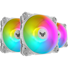 ASUS TUF GAMING TF120 ARGB WHITE EDITION 3IN1 Case per computer Raffreddatore d'aria 12 cm Bianco 3 pz, Ventola
