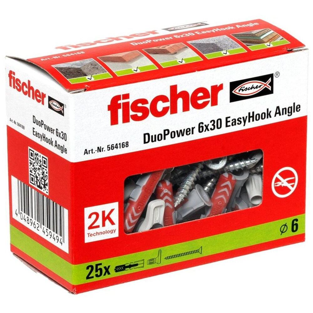 fischer EasyHook Angolo DuoPower 6x30, Tassello