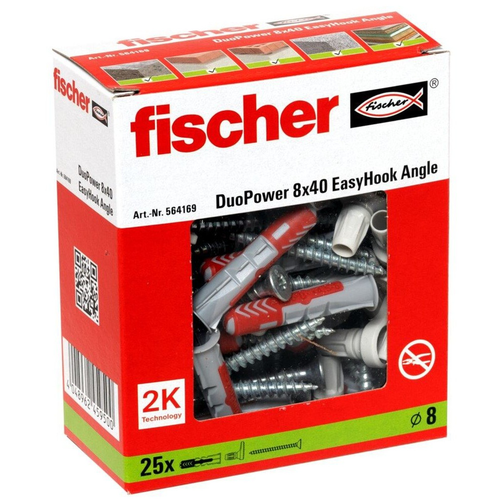 fischer EasyHook Angolo DuoPower 8x40, Tassello