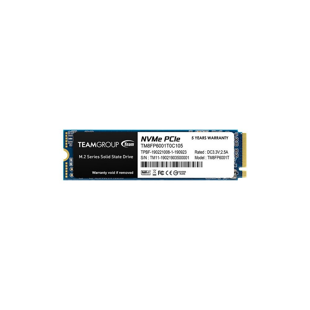 Team Group MP33 - SSD - 1 TB - interno - M.2 2280 - PCIe 3.0 x4 (NVMe)